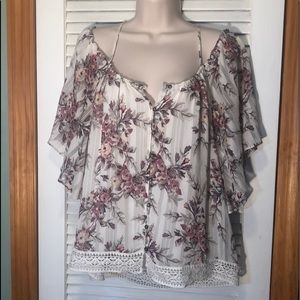 Cold Shoulder Ladies Blouse